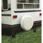 Camco Spare Tire Cover, Fits 29-3/4 in Diameter Tires, Arctic White - 45343
