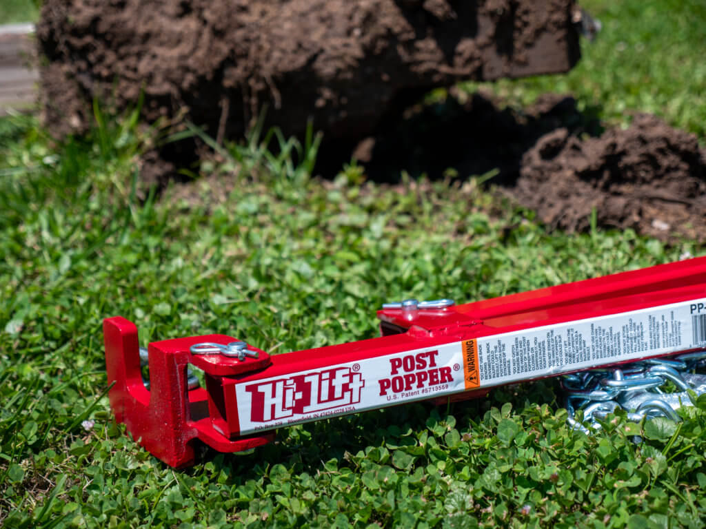 Hi-Lift Post Puller, 1-1/2 in Square Tubing Construction, 39 in Height, 21 lb Weight - PP-300