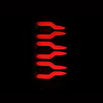 AlphaRex USA Tail Light Assembly, Luxx-Series, LED, Alpha Black Housing, Set Of 2 - 641020