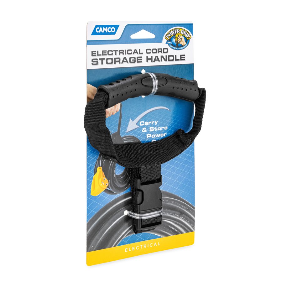 Camco Extension Cord Strap, Black - 55001
