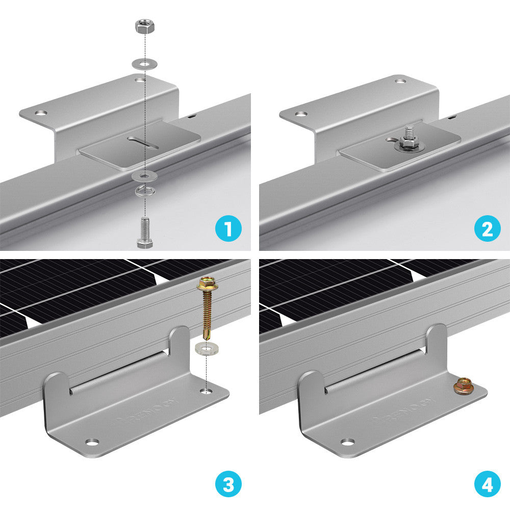 Renogy Solar Panel Mounting Kit - RNG-MTS-ZB-G1-US