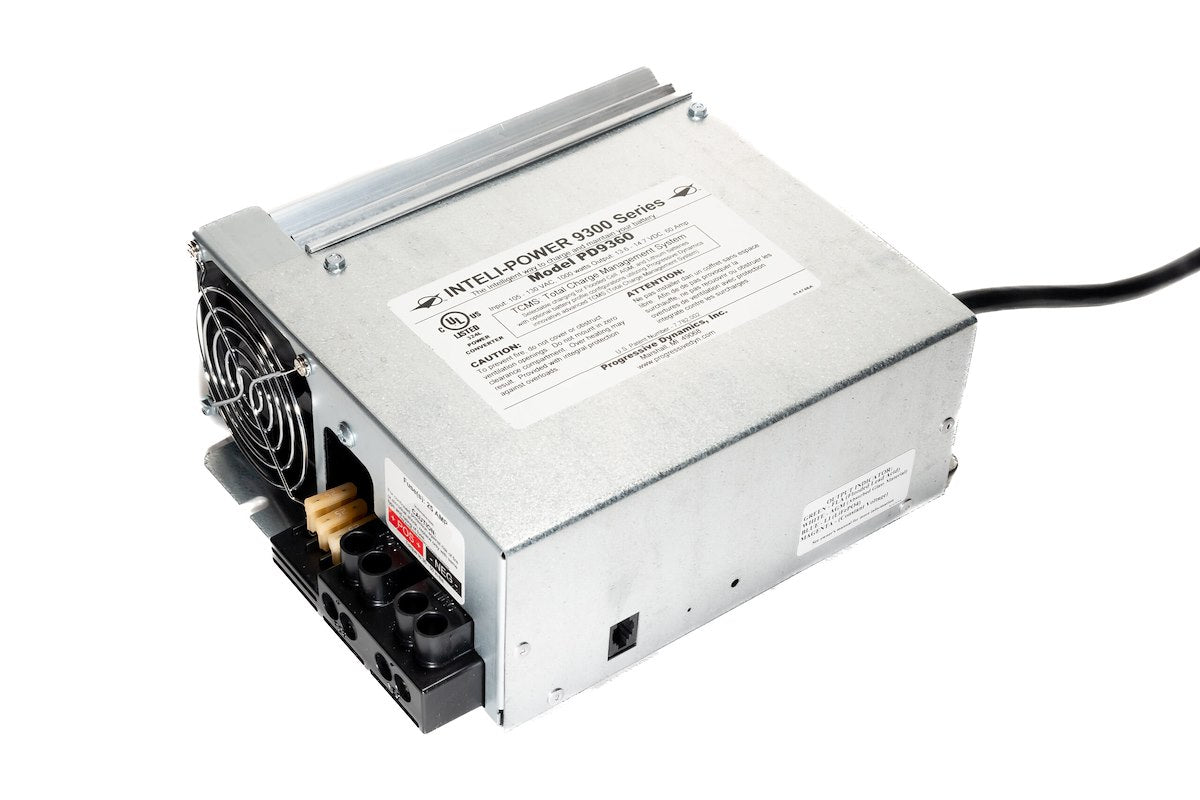 Progressive Dynamics Power Converter, Inteli-Power  9300 Series, Converts 105 To 130 V AC To 13.6 V DC, 1000 Continuous Watts - PD9360V