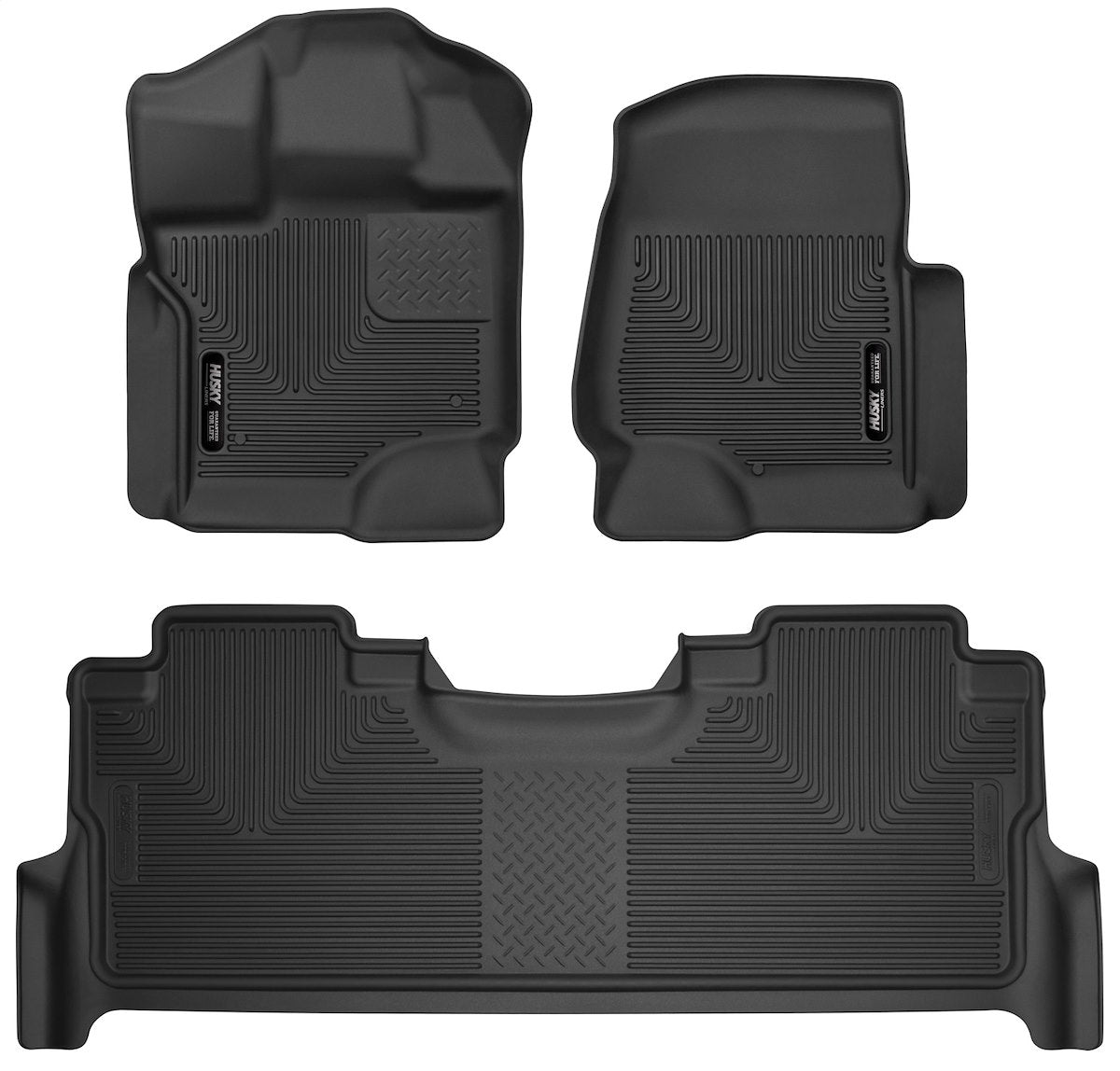 Husky Liners Floor Liner, Black, 3 Piece - 53388