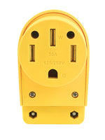 Marinco Power Cord Plug End, Replacement Plug For Marinco 6 Gauge Wires, 50 amp - 50FCRV