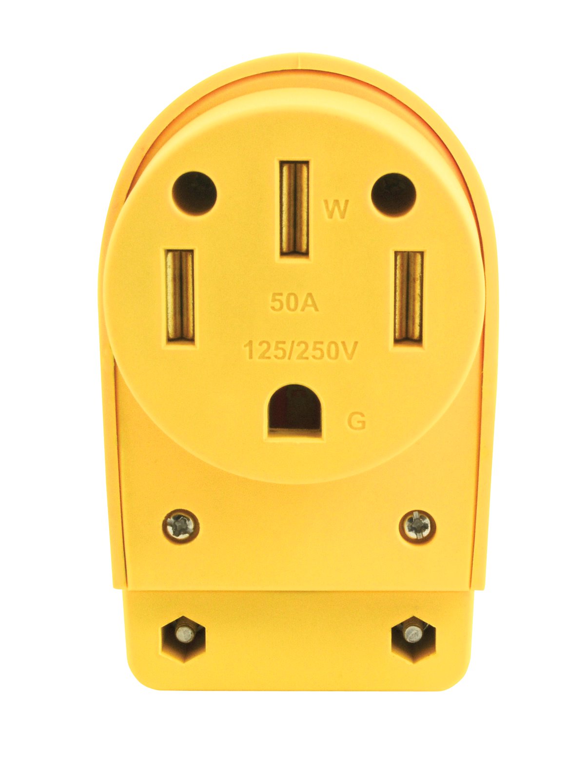 Marinco Power Cord Plug End, Replacement Plug For Marinco 6 Gauge Wires, 50 amp - 50FCRV