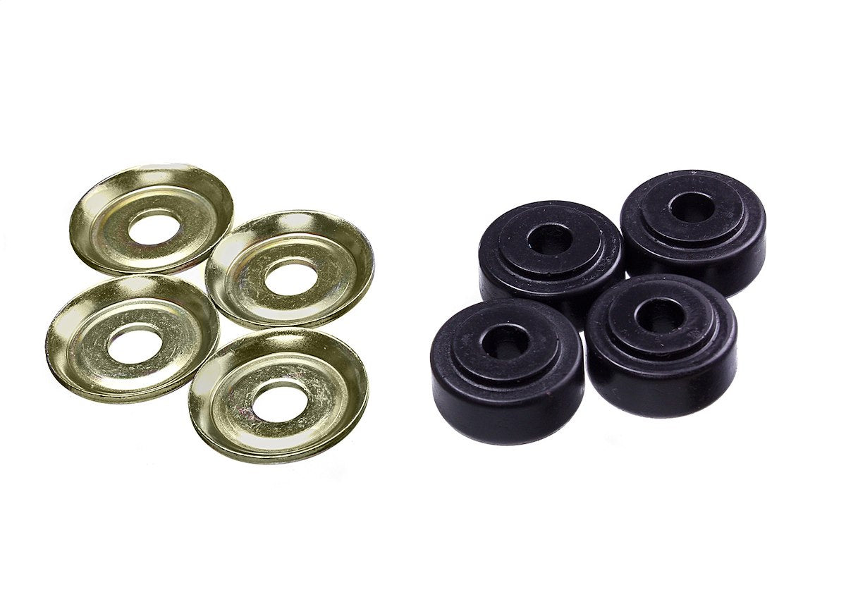 Energy Suspension Shock Absorber Mount Bushing, 1-1/4 in Outside Diameter x 3/8 in Inside Diameter, 3/4 in Long, Black - 9.8177G