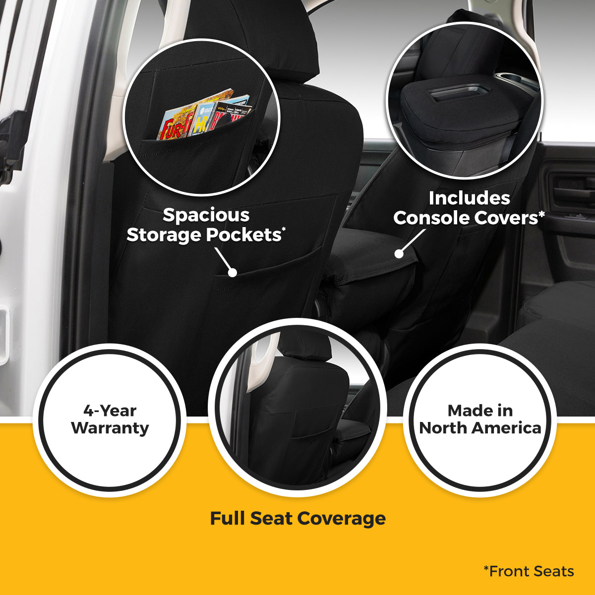 Covercraft Seat Covers GTF4245ABCOBK product image 4