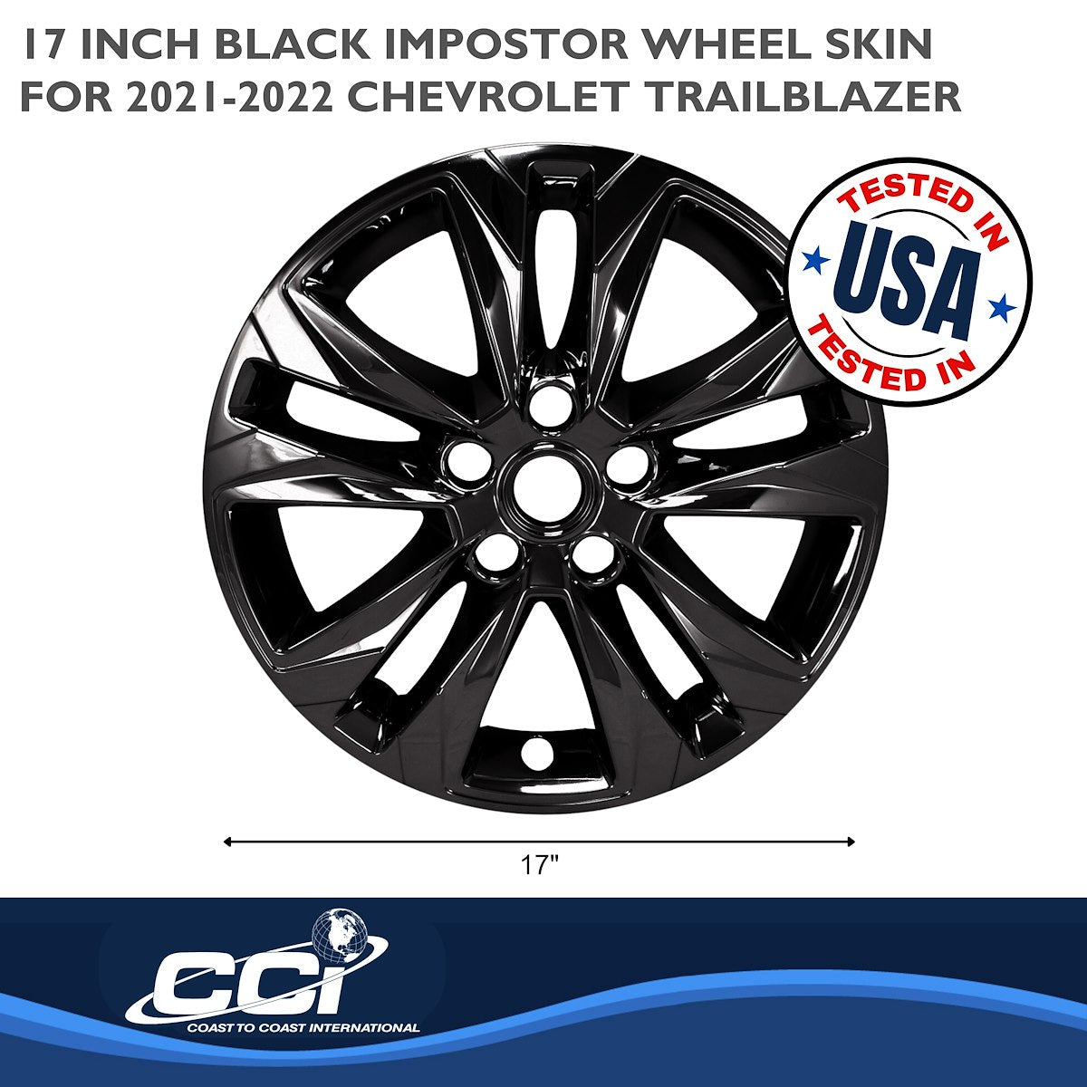 Coast2Coast Wheel Skins & Styled Wheel Covers IMP469BLK product image 2