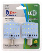 Valterra Multi Purpose Light Bulb - LED, Replacement For 1141/1156 Bulbs, LED Flat Bulb, Daylight/Bright White, Pack Of 2 - DG72532VP