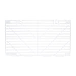Camco Air Conditioner Ceiling Assembly Grille, 14-1/8 in Length x 7-11/16 in Width, White, With 1 Grille And 1 Filter - 40409
