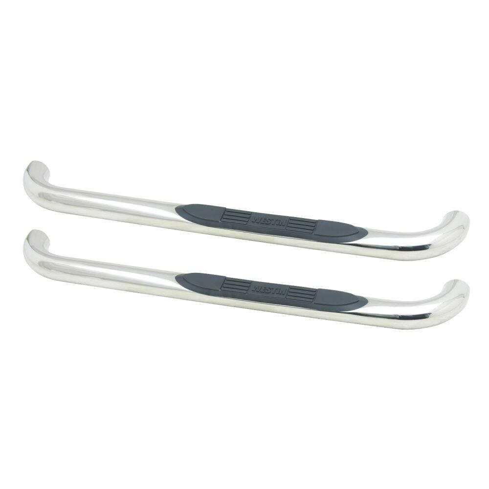 Westin Nerf Bar, E-Series, 3 in Round Bent, Stainless Steel - 23-1320