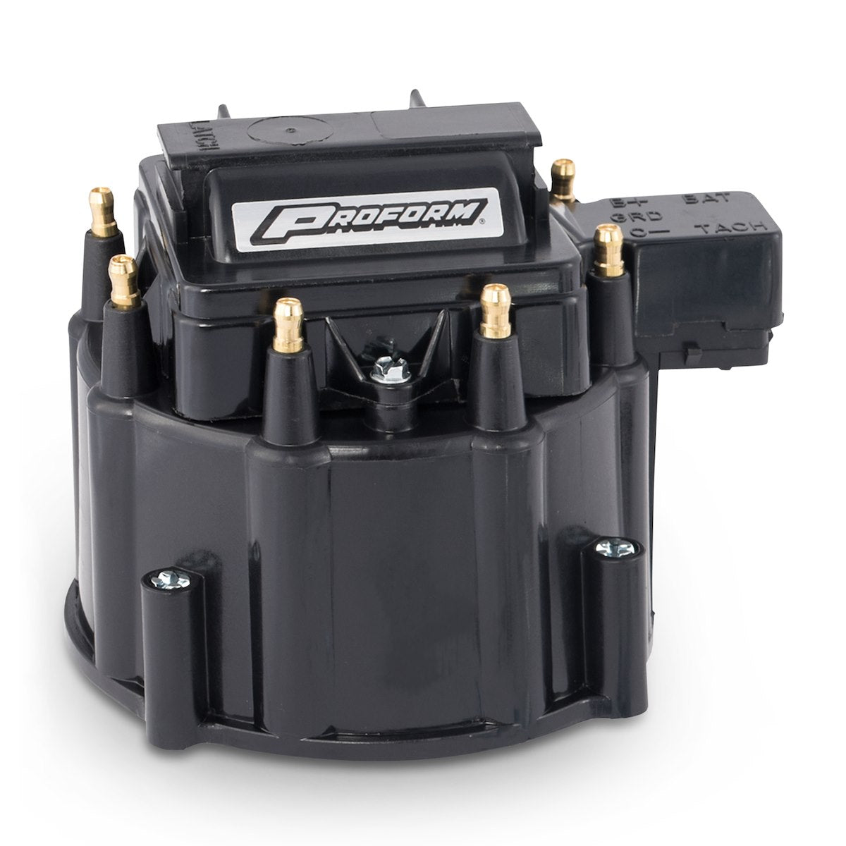 Proform Distributor Cap and Rotor Kit, Fits GM V8 Distributors, Black Cap - 66945BKC