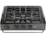 Stove Wrap Stove Top And Oven Protector, For Suburban Triangle 3 Burner Stove, Black, Heat Resistant Up To 550 degree Fahrenheit - SWRV400