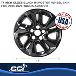 Coast2Coast Wheel Skins & Styled Wheel Covers IWCIMP455BLK product image 2