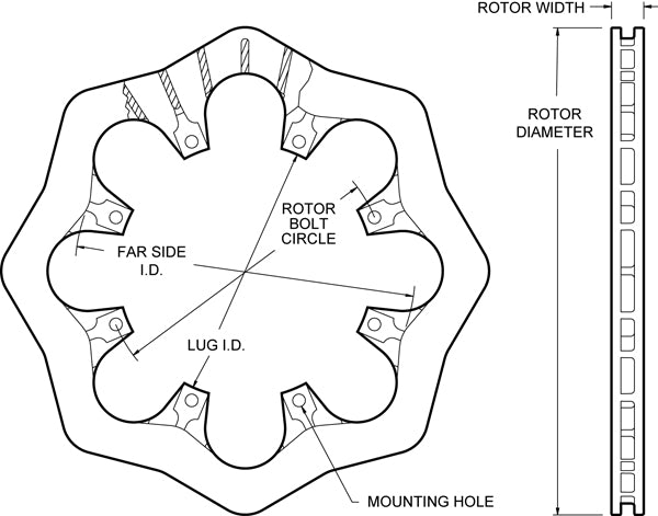 Wilwood Brakes Disc Brake Rotors 160-8136 product image 2