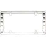 Cruiser License Plate Frame, Chrome Black - 58350