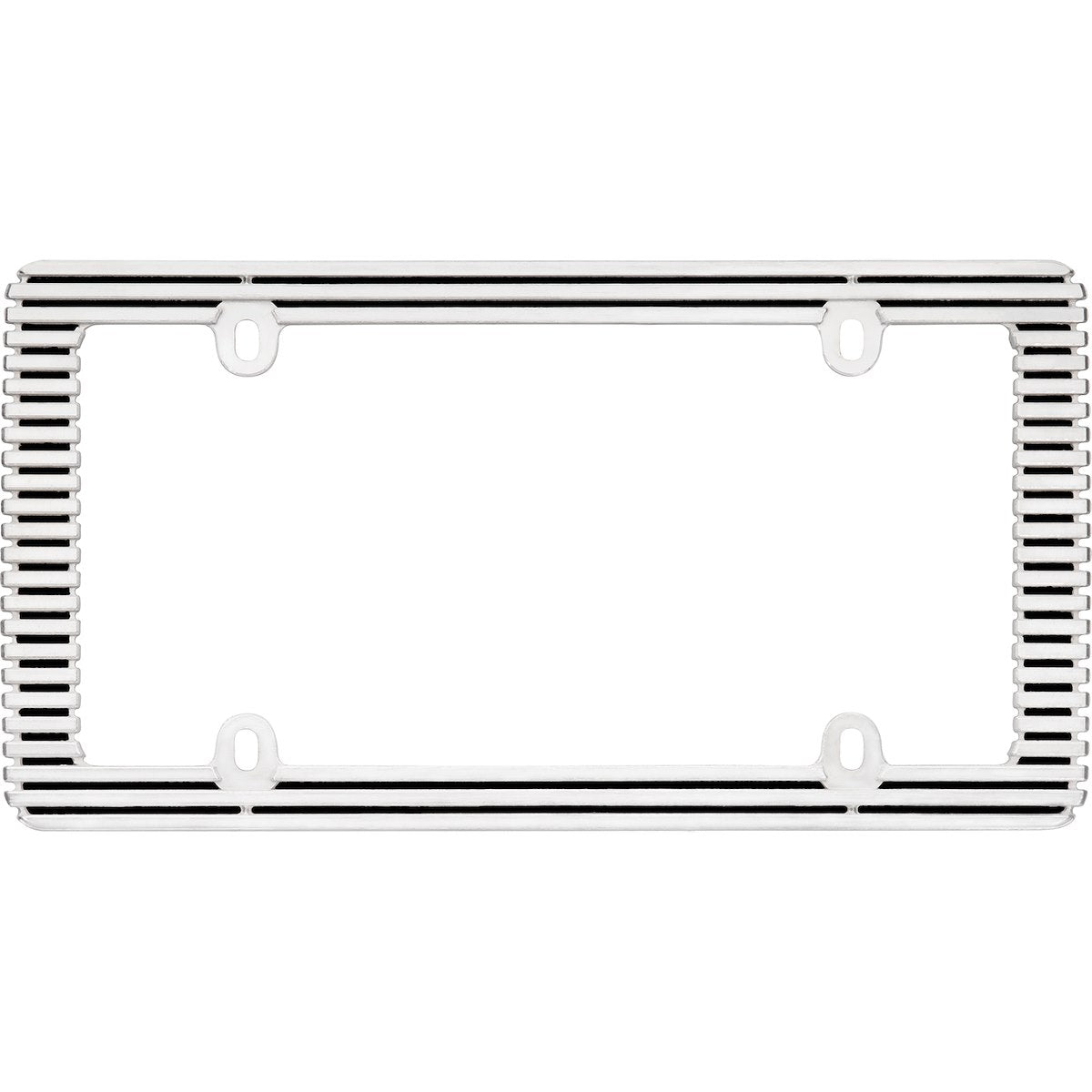 Cruiser License Plate Frame, Chrome Black - 58350