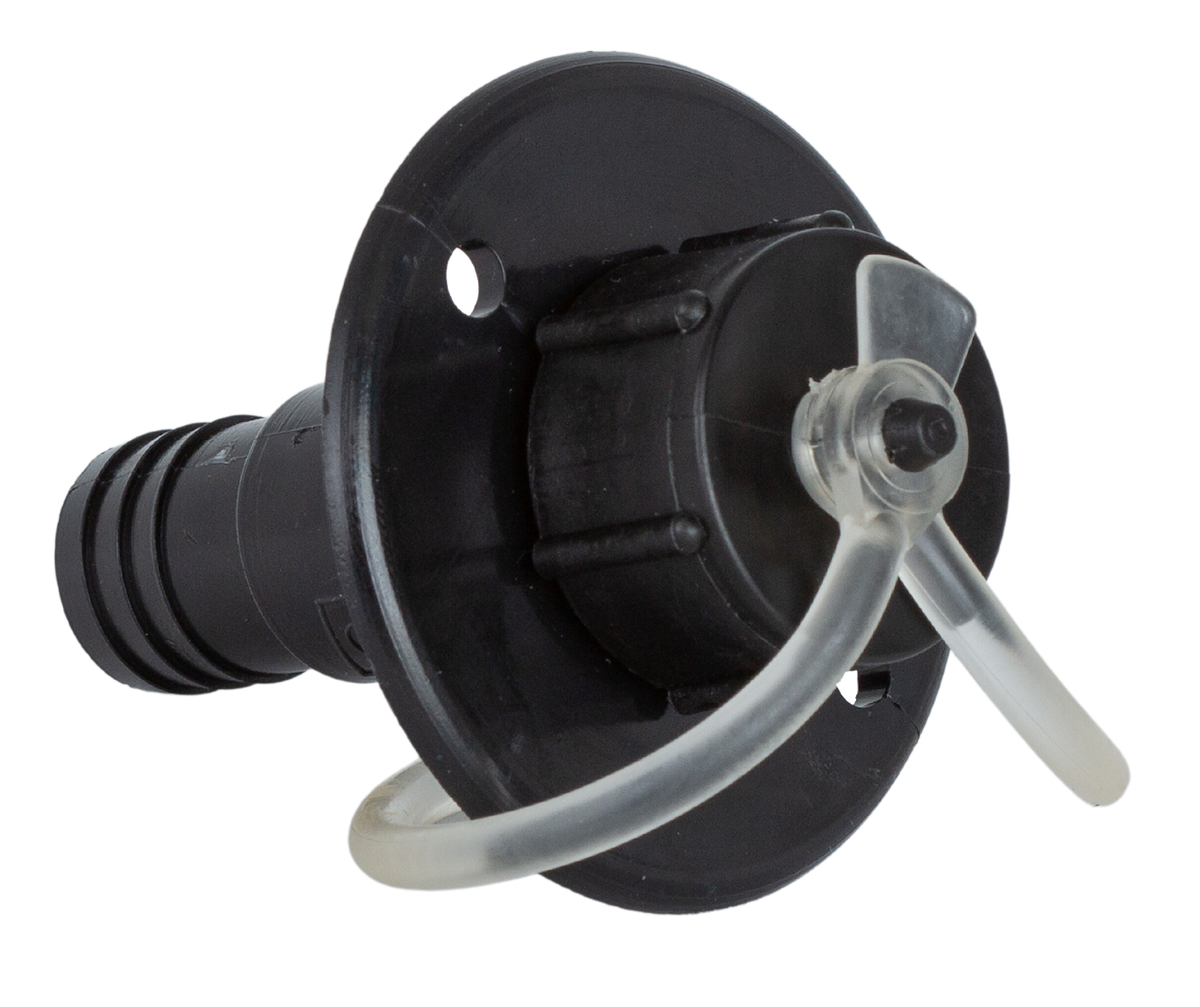 JR Products Sink Trap, 3/4 in Vinyl Or Plastic Tubing, 1-1/2 in Outside Diameter, Black - 95385