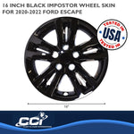 Coast2Coast Wheel Skins & Styled Wheel Covers IWCIMP453BLK product image 2