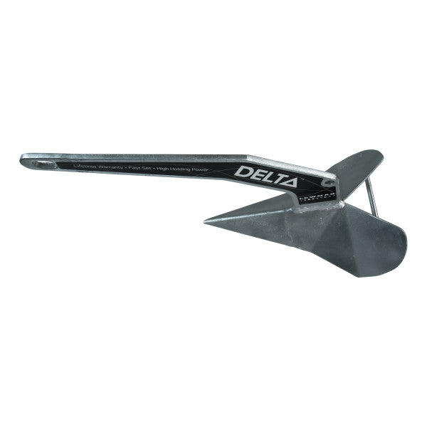 Lewmar Anchor, Holds Up To 42 ft Length Boat, 22 lb, 27-3/8 in Length x 12-1/8 in Width - 0057410