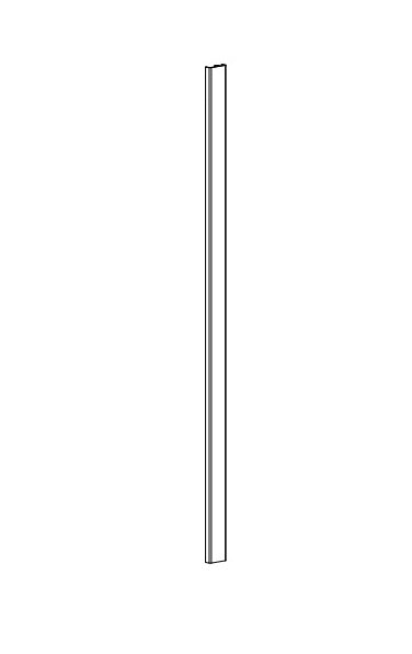 Thetford/ Norcold Refrigerator Door, Replacement For Norcold N7 Polar Series Refrigerators, Black - 50830