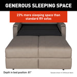 Lippert Sofa, Heritage Series, 72 in Length x 35 in Width x 37 in Height Overall, 60 in Width x 20 in Depth Sitting Surface - 2024044357