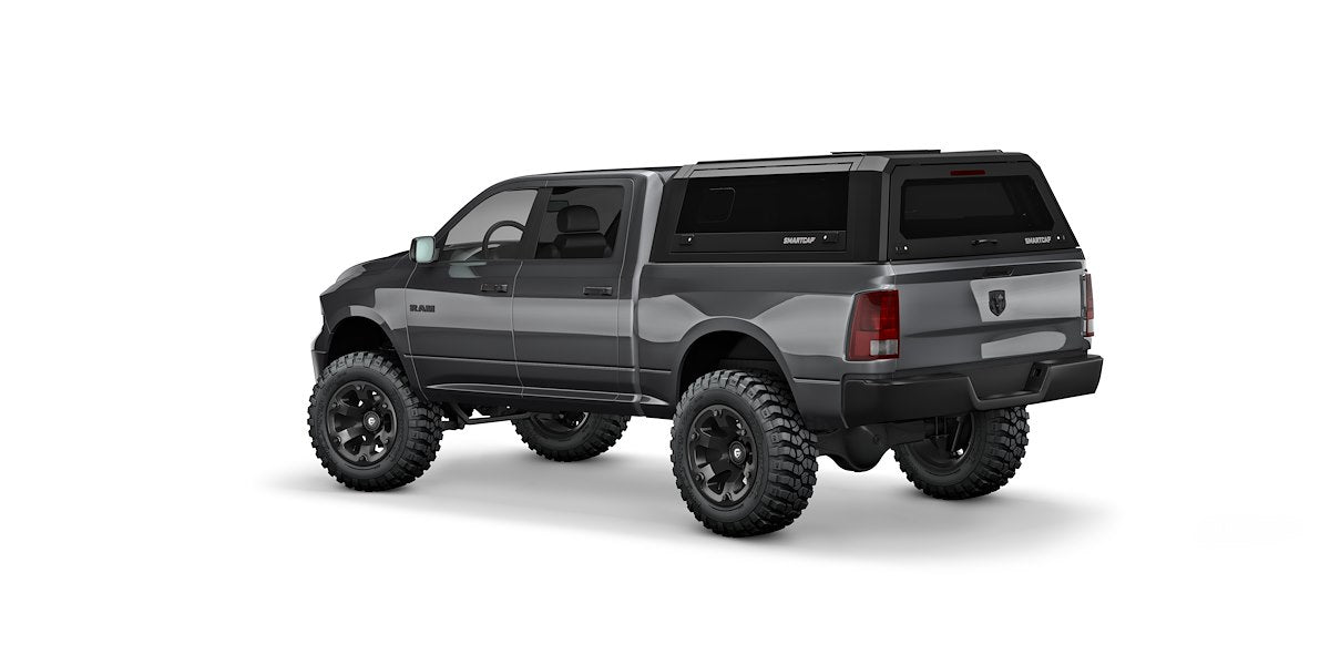 SmartCap Truck Cap, Holds Up To 330 lb When Moving And 770 lb When Parked, Matte Black, Stainless Steel - EV1007-MB