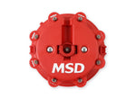 MSD Ignition Distributor Cap and Rotor Kit, For Use With Ford V8 TFI Distributors, Red - 8482