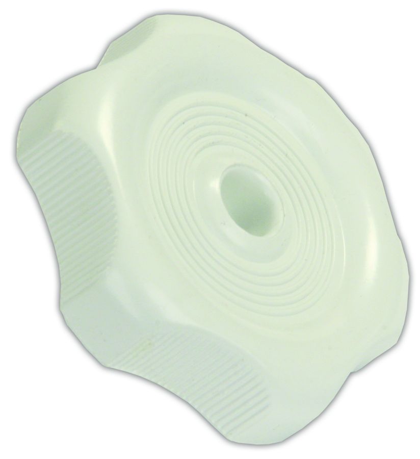 JR Products Window Crank Knob, 0.27 in Shaft, White - 20355