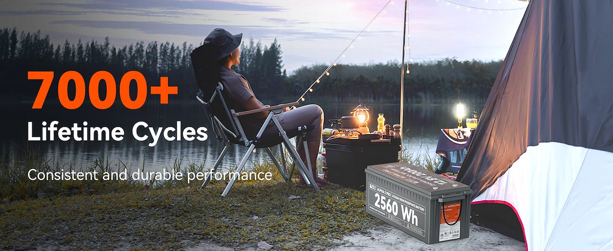 Rich Solar Battery, ALPHA 2 PRO, Group 31, 12.8 V Nominal Voltage - RS-B122SP
