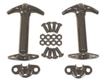 Rugged Ridge Hood Latch, Black, Steel, Set Of 2 - 11210.01