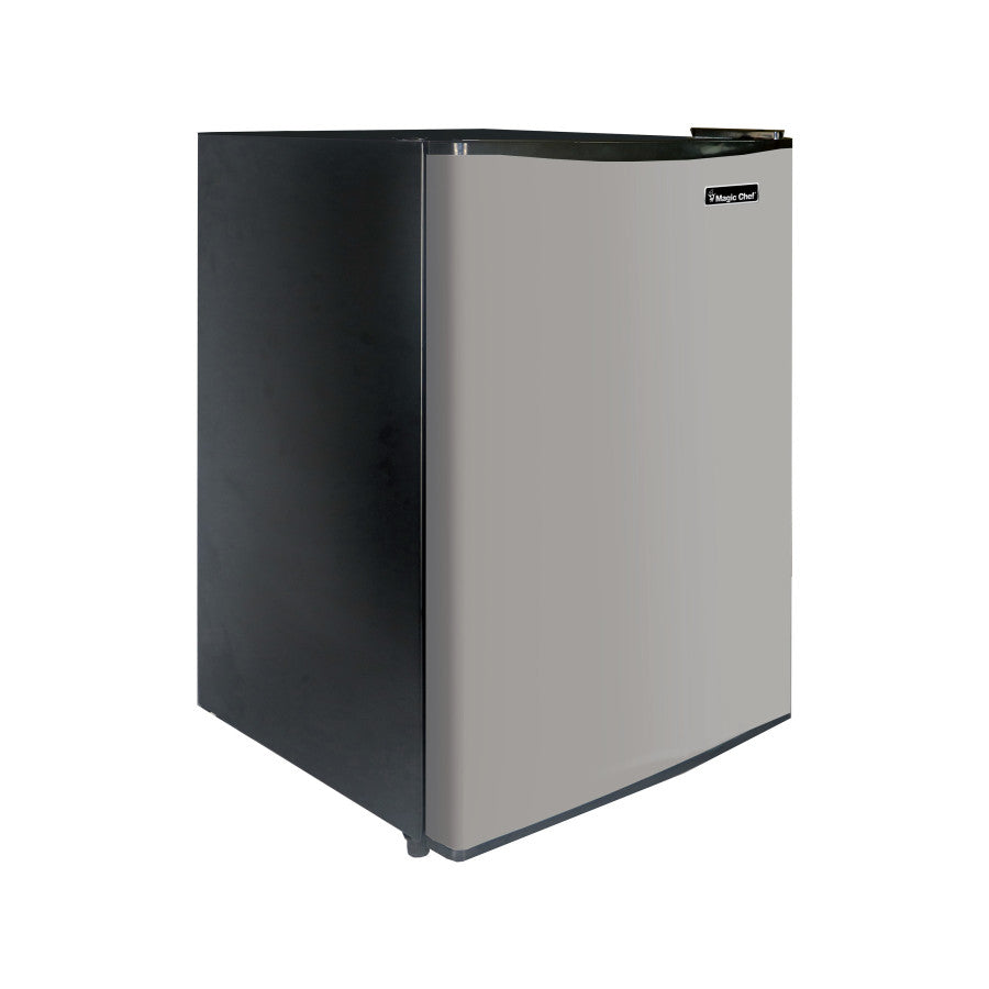 Magic Chef Refrigerator, 2.4 Cubic ft Capacity, 120 V, Stainless Steel - MCAR240SE2