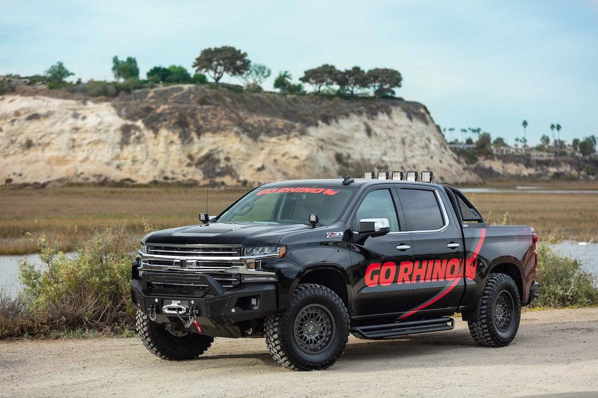 Go Rhino Running Board, Dominator Xtreme D1, Black, Steel - D14053T