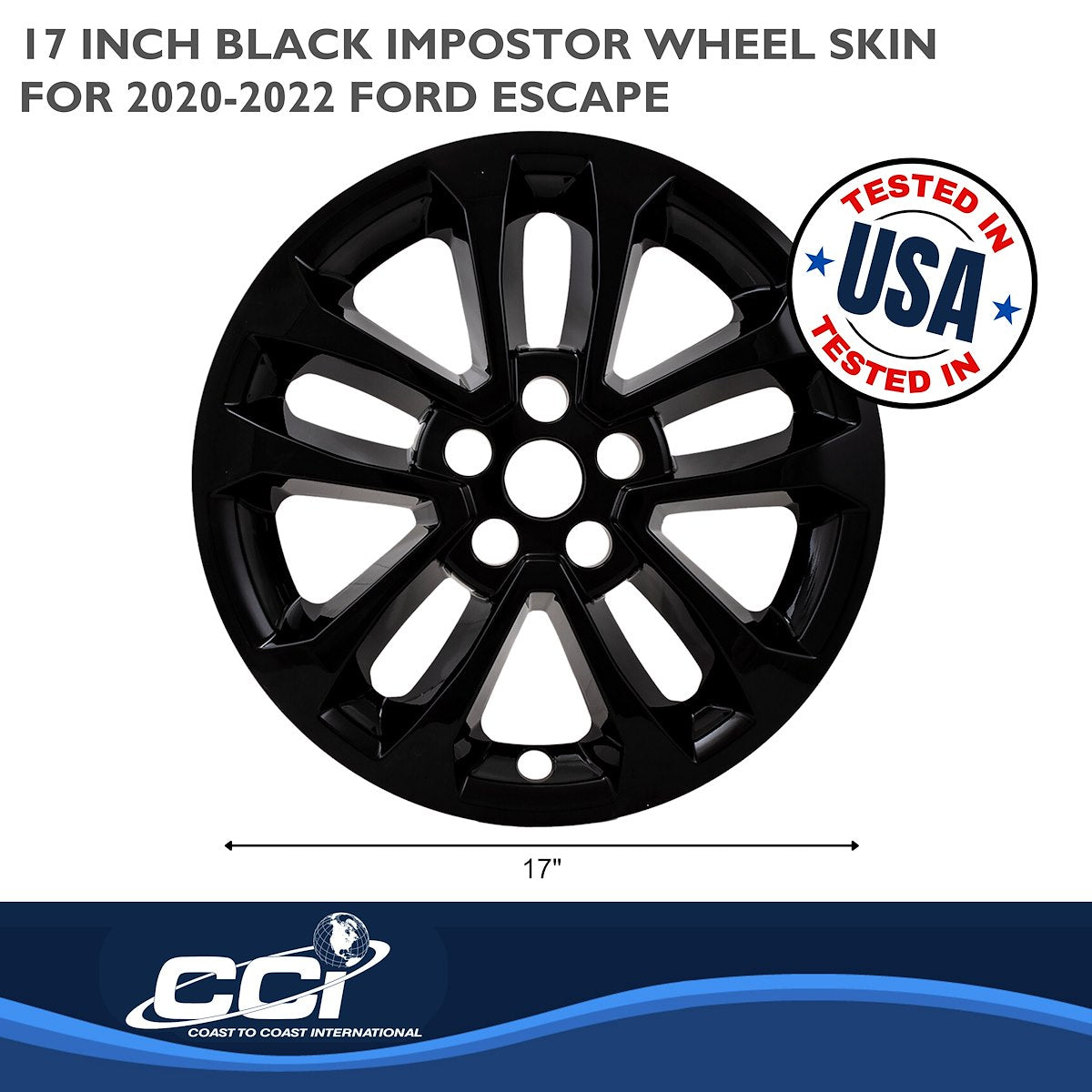 Coast2Coast Wheel Skins & Styled Wheel Covers IWCIMP462BLK product image 3