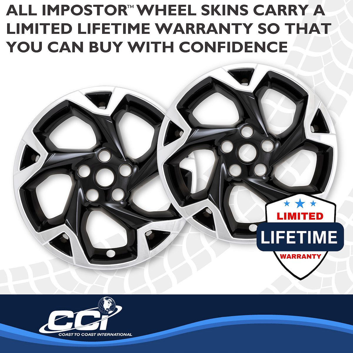 Coast2Coast Wheel Skins & Styled Wheel Covers IMP509XBLK product image 4