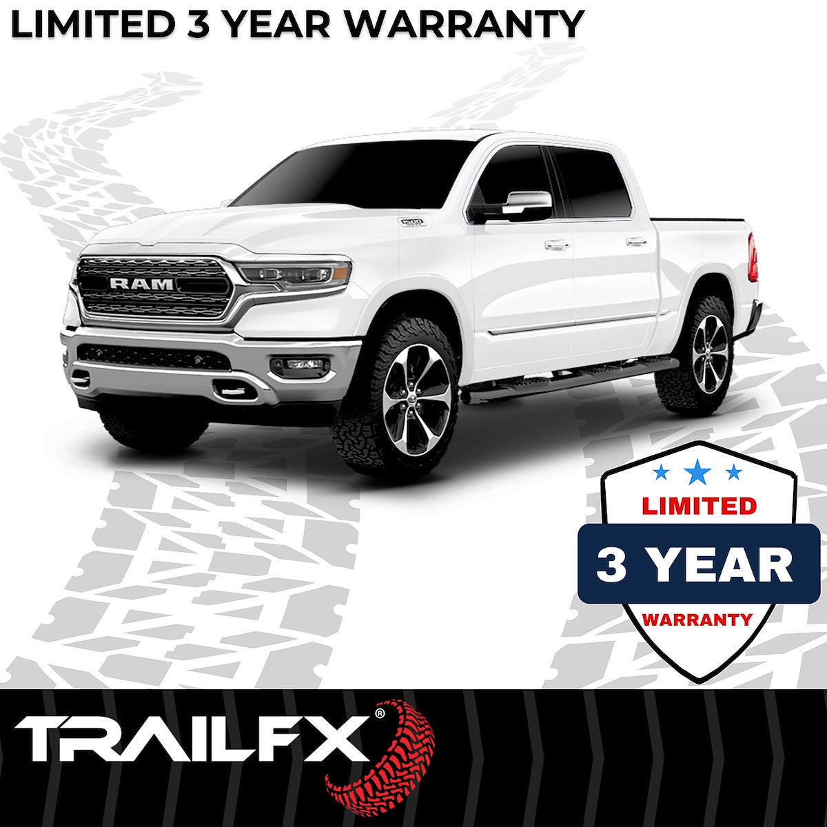 TrailFX Running Boards & Nerf Bars A7086B product image 8