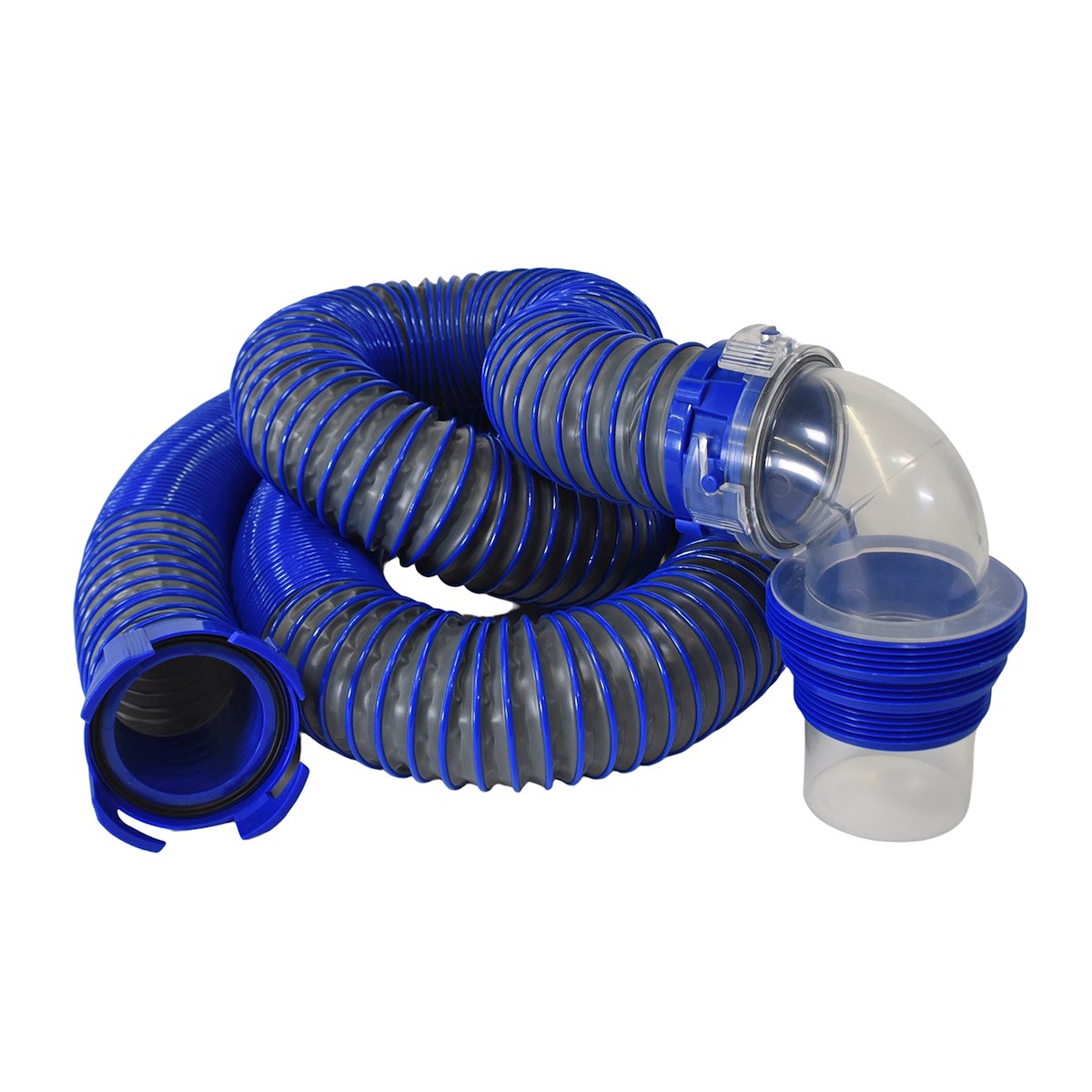 Duraflex Sewer Hose, 30 ft Extended Length, 114 in Compressed Length, 3 in Hose Diameter - 22008