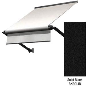 Lippert Awning Fabric, For 13 ft Length Awnings, 12 ft 1 in Length x 8 ft Extension, Solid Black - V000524706