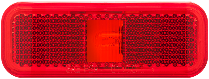 Optronics Clearance Light, MC44 SERIES, Incandescent, 4 in Length x 1-1/2 in Width x 15/16 in Depth - MC44RBP