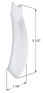 Icon Slide Out Corner Guard, White - 15913