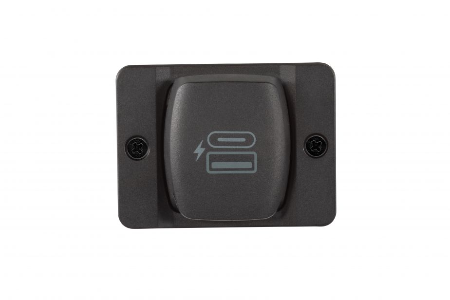 Scanstrut USB Outlet, 10 To 30 V DC Input Voltage(12/24 V System), 6 Ampere Input Current, 1.65 in Width x 1.73 in Height - SC-USB-F4
