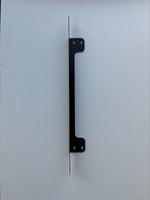 GE Appliances Refrigerator Mount, 16 Gauge Top Mount Bracket, 23-1/4 in Width x 2-1/2 in Height x 1-3/4 in Depth, Black - SMT-PBV10