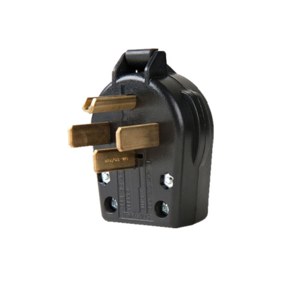 SouthWire Corp. Power Cord Plug End, 50 amp, Black - 95433308