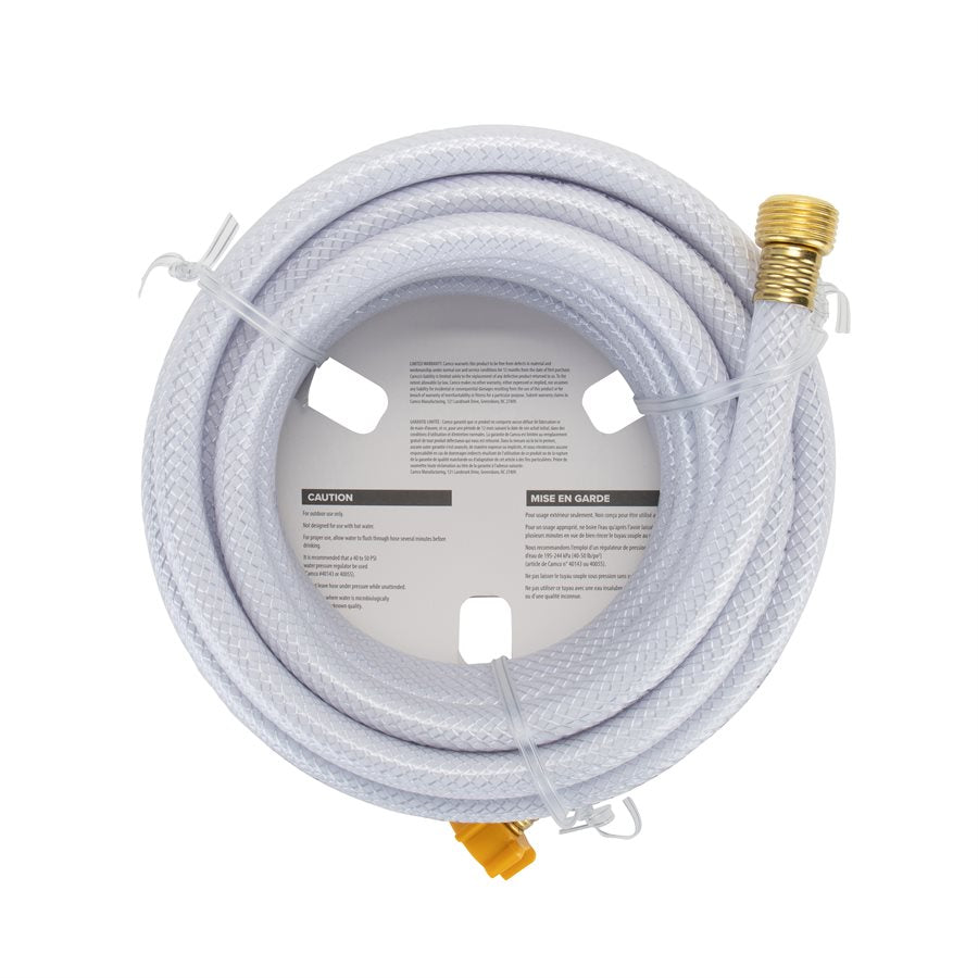 Camco Fresh Water Hose, 1/2 in Internal Diameter, 25 ft Length, 100 PSI Working Pressure - 22733