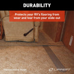 Lippert Slide Out Floor Protector, 40 in Length x 5 in Width, Set Of 2 - 134993