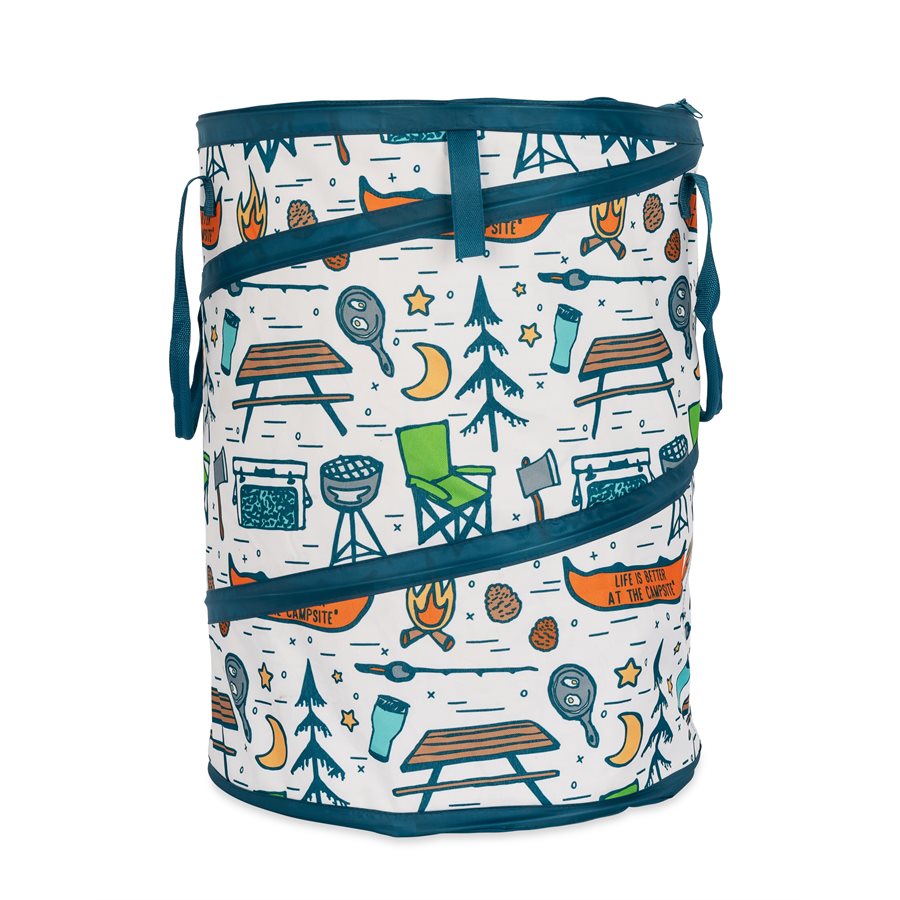 Camco Collapsible Container, Holds 30 gal Kitchen Size Trash Bag - 42997