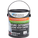 Dicor Corp. Roof Coating, Covers Up To 125 Square ft Per gal, White, 1 gal Can - RP-SELRC-1