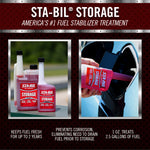 Sta-Bil Fuel Additive, Treats Up To 25 gal, 10 oz Bottle - 22206