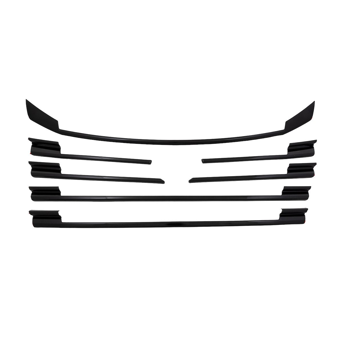 Coast2Coast Grille Insert, 2 Piece, Gloss Black - GI209BLK