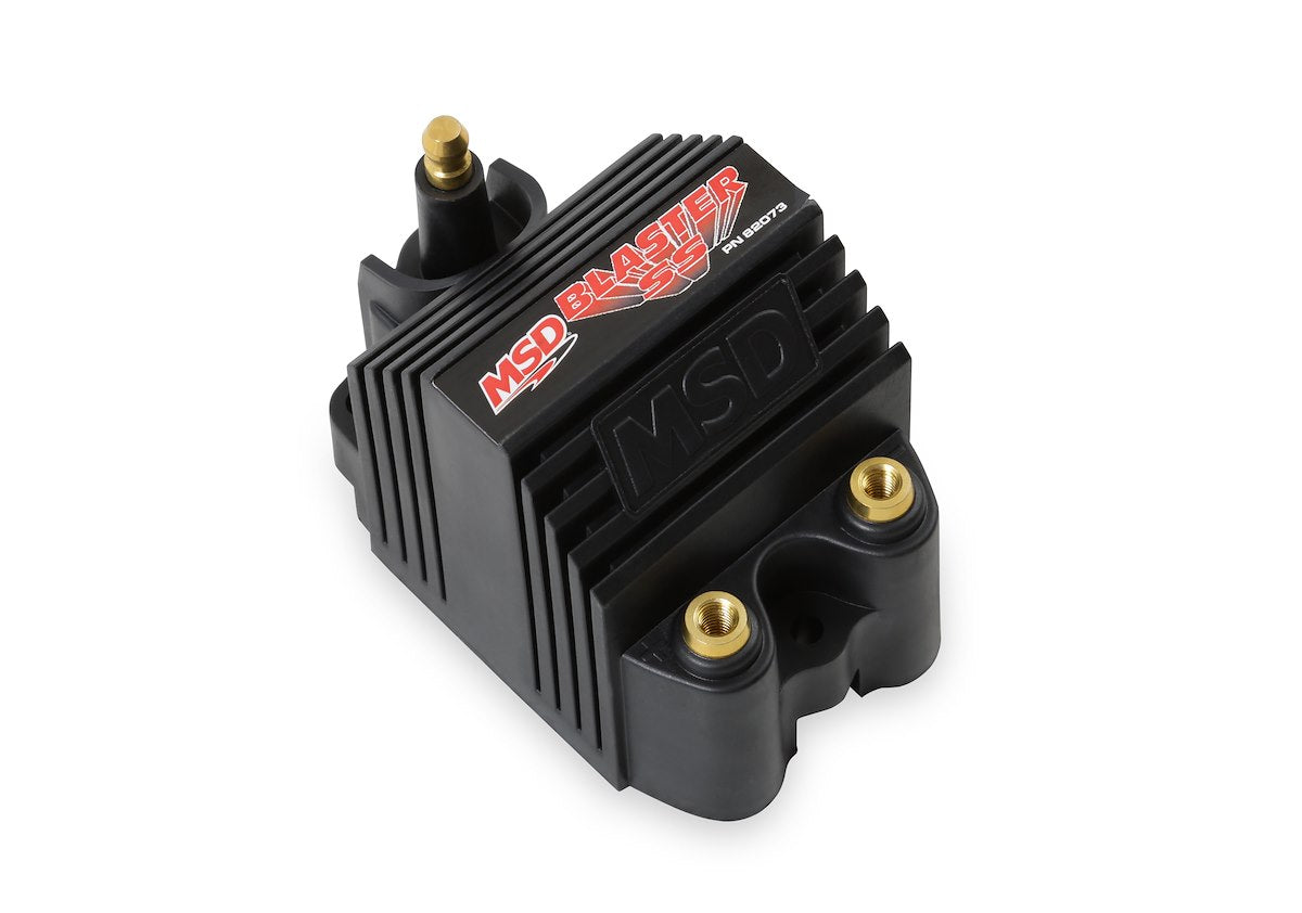 MSD Ignition Ignition Coil, 40000 V, Effective Up To 12500 RPM, Black - 82073